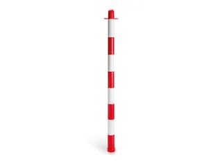 Afzetpaal 90cm Rood Wit - 1
