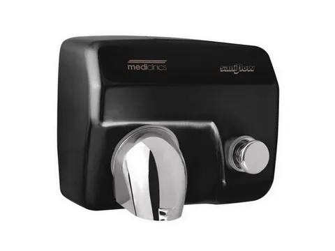 Handendroger Zwart Drukknop