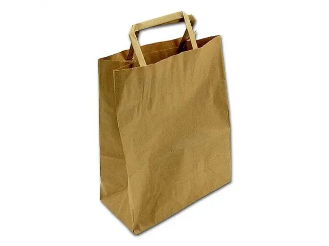 Draagtas papier 32x16x43cm bruin effen doos 250 Stuks