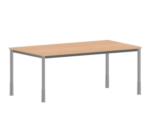 In hoogte verstelbaar bureau,HxBxD 720-840x1800x1000mm,NE-esdoorn