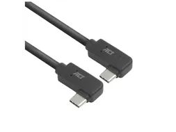 Kabel ACT USB-C hoek links/rechts 10Gbps 2m