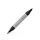 Tekenstift Faber-Castell Pitt Artist Pen duo marker 272 warmgrijs III