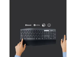 Logitech MK850 Performance Draadloos toetsenbord QWERTZ en muis - 4