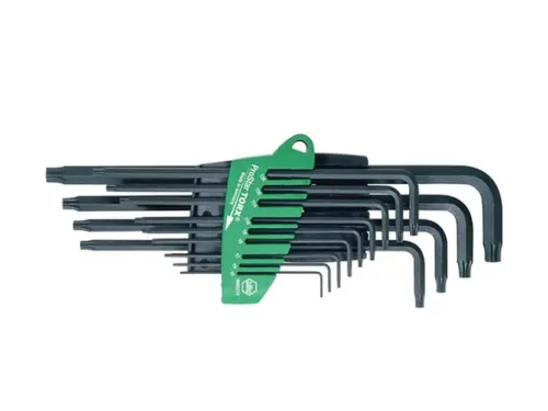 Wiha Stiftsleutelset IN ProStar Houder Torx 13-Delig Chemisch Gezwart