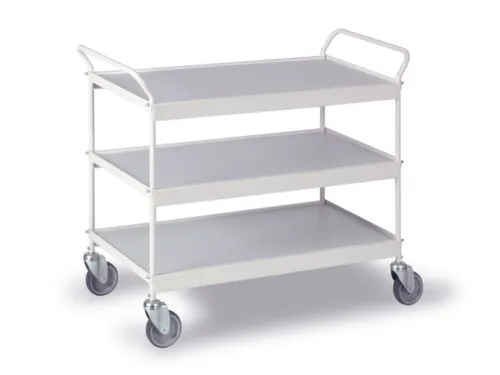 Universele Wagen 150kg Laadvl. Lxb 990x500mm 3 Etages Puurwit