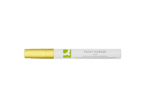 Q-CONNECT Paintmarker op oliebasis ronde punt 2-3mm Goud