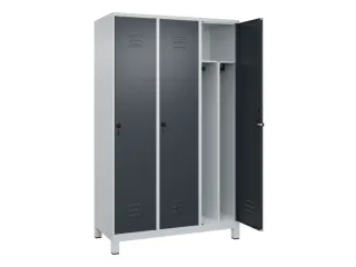 locker voor scheiding van kleding,HxBxD 1950x1200x500mm,3vak - 2
