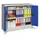 Ruime Vouwdeurkast 1000x1200x400mm 2legborden Ral7035 Front Ral5010