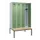 locker met bank,HxBxD 2120x1200x815mm,4vak,vak B 300mm,cilinderslot