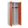 locker voor scheiding van kleding,HxBxD 1850x800x500mm,2vak