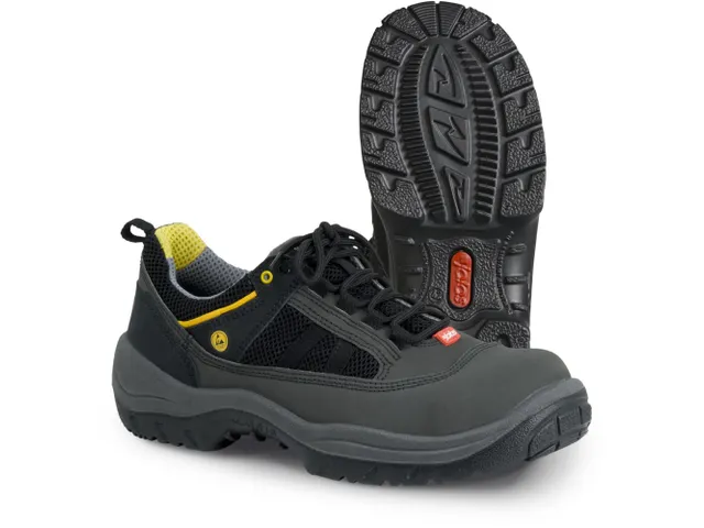 Jalas 3110 Light Grip S2 veiligheidsschoenen, SRB, ESD, zwart/grijs, m