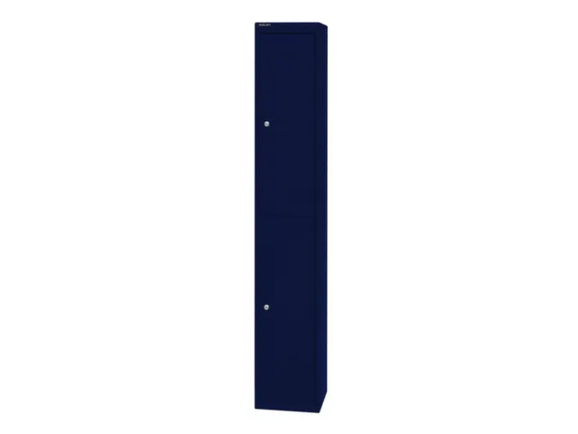 Garderobekast 1802x305x305mm 1x2 Vakken Plaatstaal Oxfordblauw