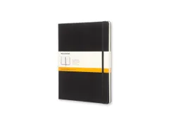 Notitieboek Moleskine XL 190x250mm lijn hard cover zwart
