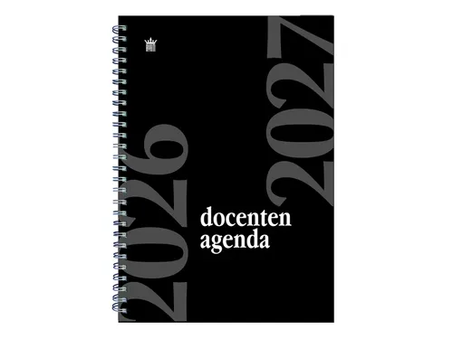 Schoolagenda 2026-2027 Ryam docenten 7dagen/2pagina's spiraal zwart