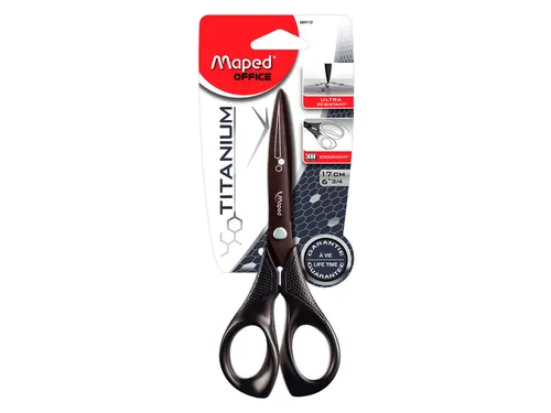 Schaar Maped Titanium 17cm zwart