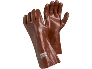 Tegera 10PG PVC handschoenen, rood, maat 10, per 12 paar - 1