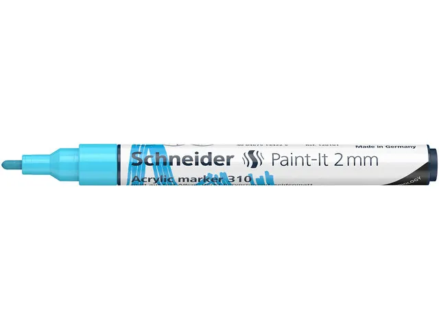 Marqueur acryl Schneider Paint-It 310 2mm pastel Bleu