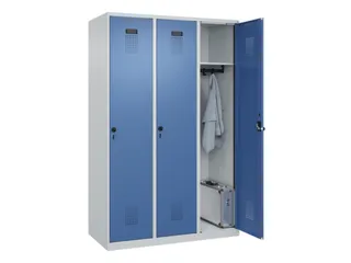 locker,HxBxD 1850x1200x500mm,3vak,vak B 400mm,draaigrendel - 1