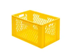 Euronorm-Stapelbak 61l H X L X B 320x600x400mm Geel