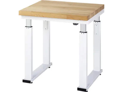 Werkbank elektrisch hoogte verstelbaar 740-1040x750x700mm beukblad