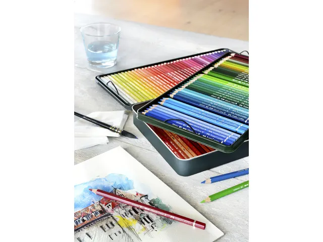 Crayons de couleur Albrecht Dürer Magnus boîte métal 120pcs