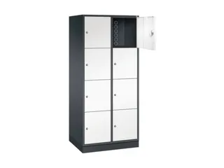 grootvolume-lockersysteem,HxBxD 1950x820x600mm,2x4vakken,cil.-slot - 1