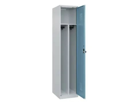 locker voor scheiding van kleding,HxBxD 1850x400x500mm,1vak
