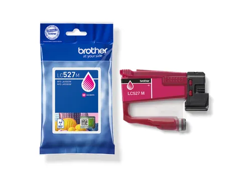 Inktcartridge Brother LC-527M rood 900 pagina's