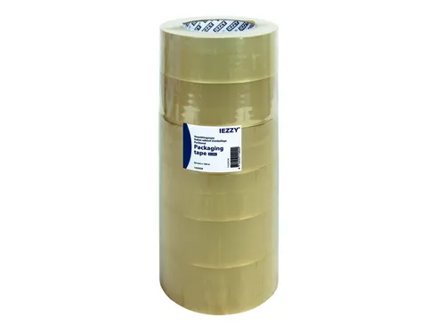 Verpakkingstape IEZZY PP 50mmx150m (Jumbo) transparant 6 rollen