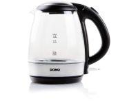 waterkoker uit glas en RVS, 1,2 l, 2200 W
