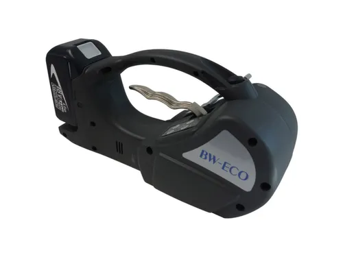 accu-omsnoeringsapparaat,v. PET/PP,semi-automatisch,v. band B 13-16mm