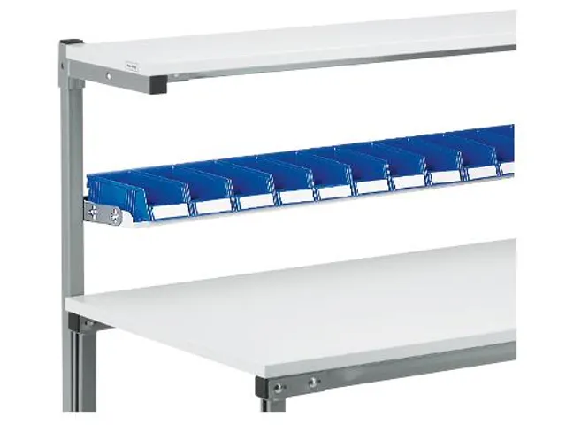 Tablette ESD pour bacs à bec pour table de base de 1500mm de longueur