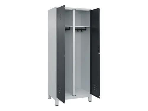 locker voor scheiding van kleding,HxBxD 1850x800x500mm,2vak