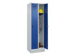 locker,HxBxD 1950x600x500mm,2vak,vak B 300mm,draaigrendel,sokkel