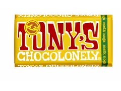Chocolade Tony's Chocolonely reep 180gr melk noga
