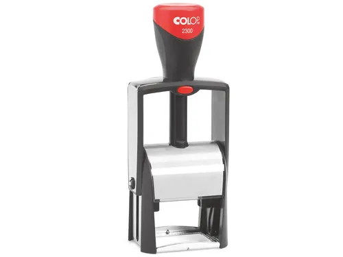 Tekststempel Colop 2300 +bon 7regels 44x29mm zwart