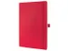 Notitieboek Conceptum Pure A4 rood 5mm ruit softcover. Genummerde pagi