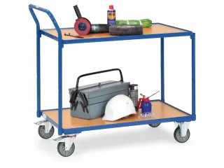 Lichte Tafelwagen 2740 300kg 2 Etages 850x500mm Houten Plaat - 2