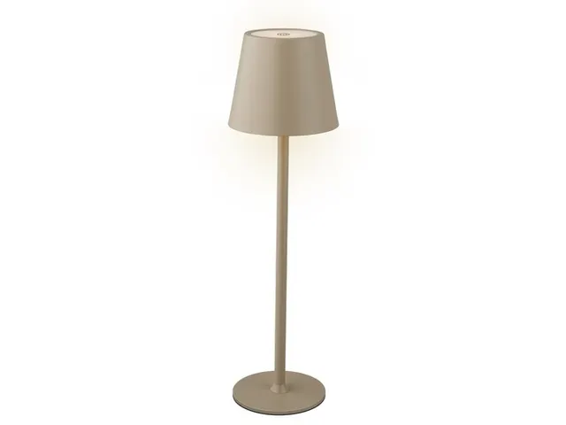Lampe de table Lumineo LED rechargeable steady intérieur brun