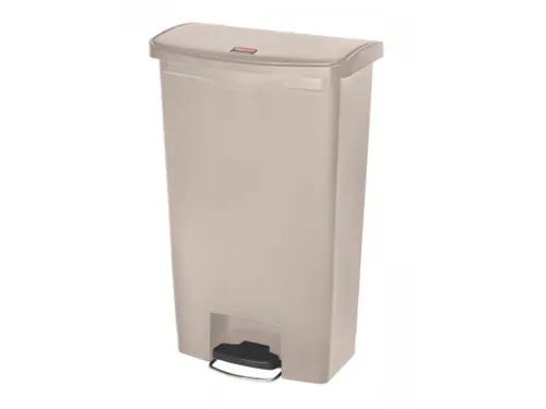 Pedaalemmer Slim Jim Step On Front Kunststof 68 Liter Beige