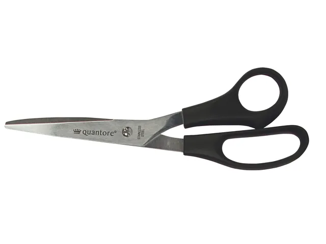 Schaar Quantore 210mm +plastic handvat zwart