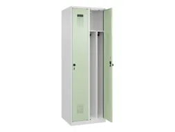 locker voor scheiding van kleding,HxBxD 1850x600x500mm,2vak
