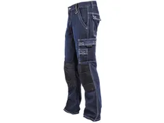 Jean de travail Bram's Paris Sander 1.3590/A82 bleu foncé W33 L32