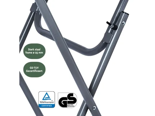 Statafel Inklapbaar BT200 Grijs 80cm