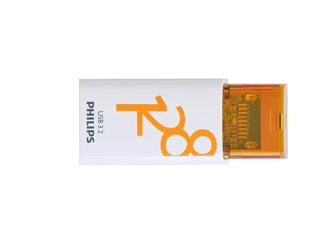 USB stick 3.2 Philips Click USB-C 128GB oranje