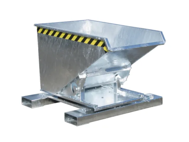 3-zijdige kiepbak,HxLxB 890x1260x1010mm,0,6m³,draagverm. 1000kg