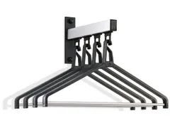 Kledinghangerrail 300x 450x 280mm Met 4 Afneembare Kledinghangers