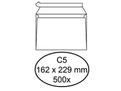 Envelop Quantore Bank C5 162x229mm 80gr Wit Zelfklevend