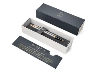 Balpen Parker IM Brushed Metal GT Medium Blauwe inkt - 7