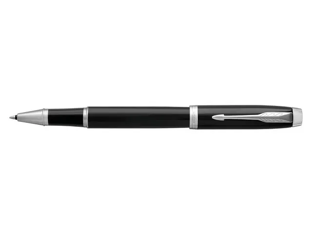 Rollerpen Parker IM Black Lacquer CT Finish Fijn Zwarte inkt